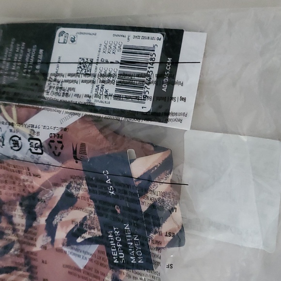 Adidas YOGA STUDIO CLASH PRINT Bra - Picture 4 of 4